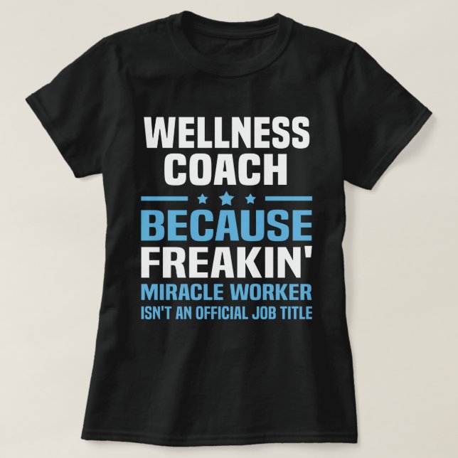 T-shirt Entraîneur de bien-être (Design devant)