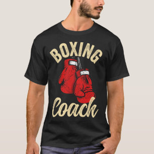 T-shirt Entraîneur de boxe cool gants rouges kickboxing ki