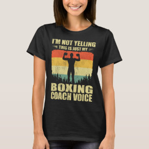 T-shirt Entraîneur De Boxe cool Pour Hommes Équipe De Boxe
