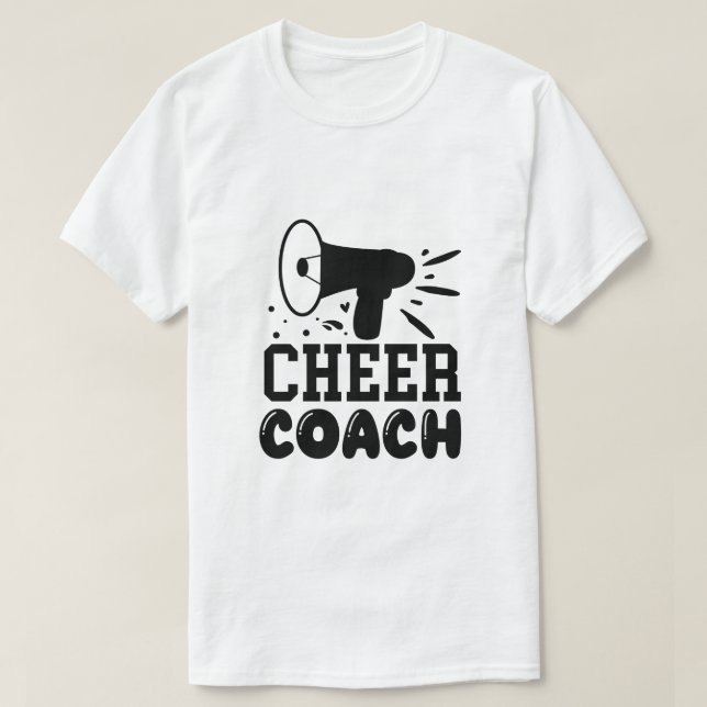 T-shirt Entraîneur de Cheerleading (Design devant)