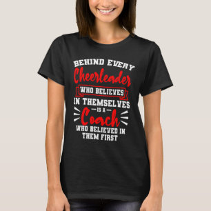 T-shirt Entraîneur de Cheerleading Équipe de Cheerleader d