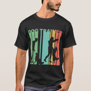 T-shirt Entraîneur de chien rétro