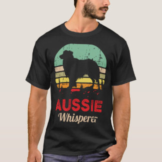 T-shirt Entraîneur de chiens australien retro Aussie Sheph