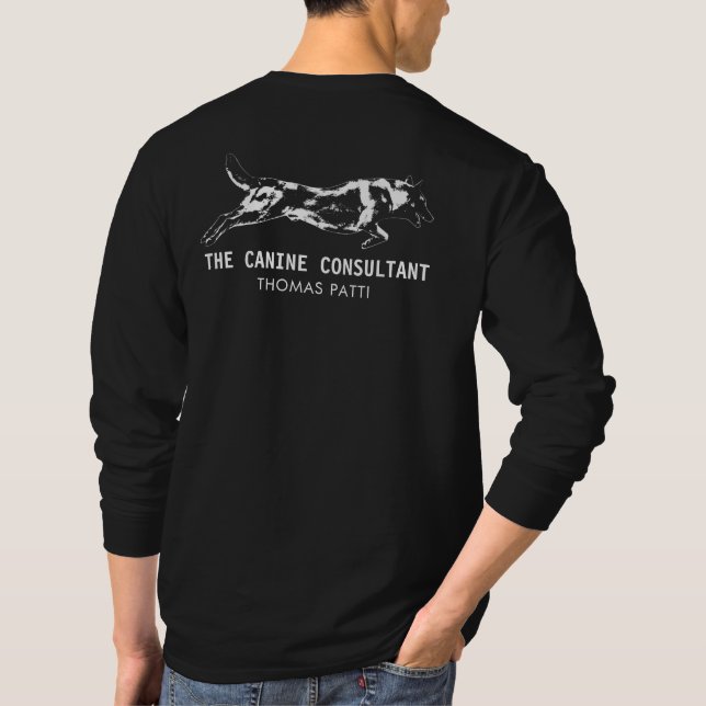 T-shirt Entraîneur de chiens - Entraîneur K9 (Dos)