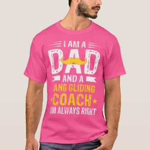 T-shirt Entraîneur de deltaplane Papa Drôle Entraîneur de