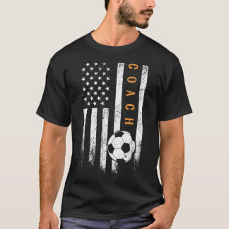 T-shirt Entraîneur de football américain Drapeau Design So