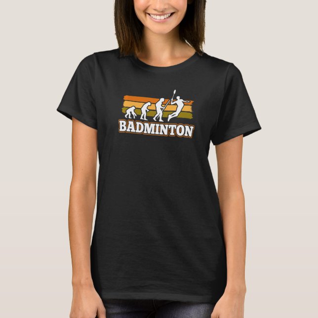 T-shirt Entraîneur de formation de Badminton (Devant)