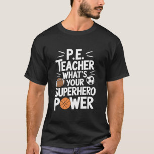 T-shirt Entraîneur de gym en école d'éducation physique, p