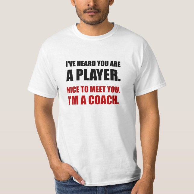 T-shirt Entraîneur de joueur (Devant)