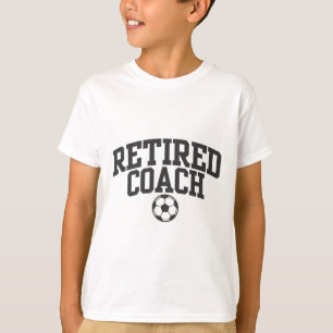 T-shirt Entraîneur de l'équipe de football à la retraite _