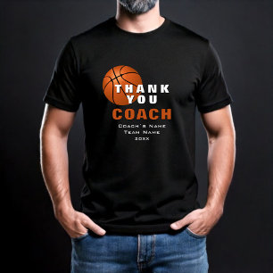 T-shirt Entraîneur de Merci de basket-ball