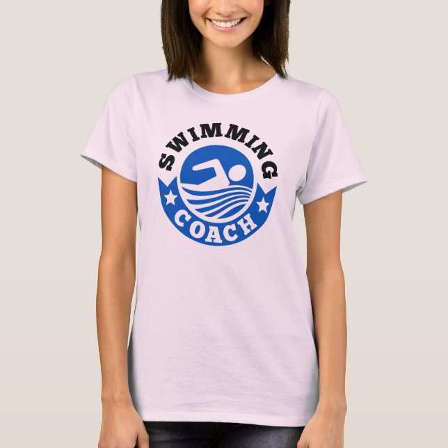 T-shirt Entraîneur de natation (Devant)