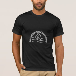 T-shirt Entraîneur de natation comme un entraîneur normal