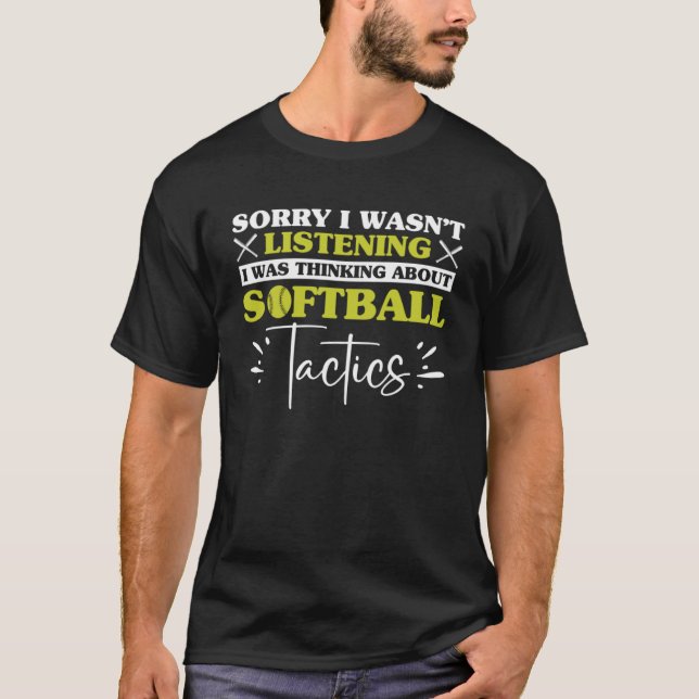 T-shirt Entraîneur de softball (Devant)
