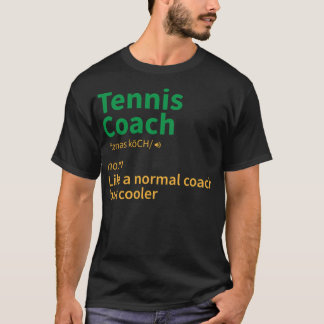 T-shirt Entraîneur de tennis cadeau sport dire grand slam 