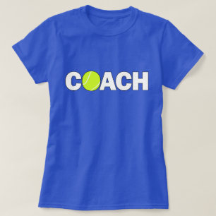 T-shirt entraîneur de tennis féminin