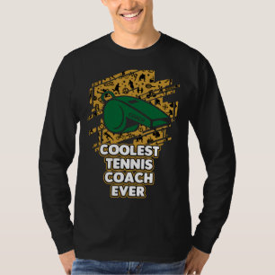 T-shirt Entraîneur de tennis jamais  joueur de tennis humo