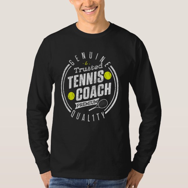 T-shirt Entraîneur de Tennis Joueur de qualité instructeur (Devant)