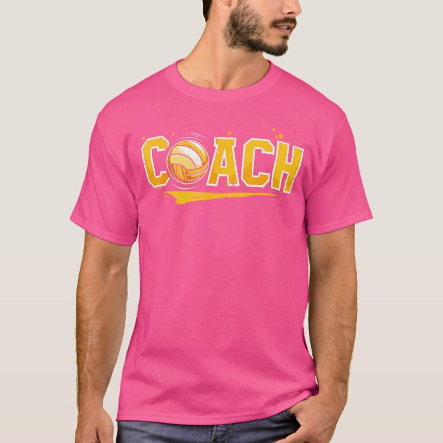 T-shirt Entraîneur de volley-ball (Devant)