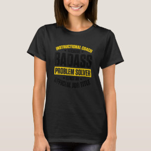 T-shirt Entraîneur d'enseignement de l'adjoint pédagogique