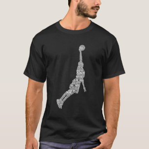 T-shirt Entraîneur du joueur de basket-ball