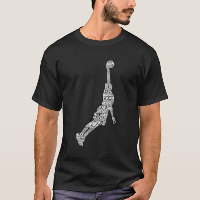 T-shirt Entraîneur du joueur de basket-ball (Devant)