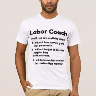 T-shirt entraîneur du travail