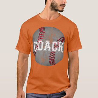 T-shirt Entraîneur Head Baseball Entraîneur de style défra