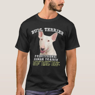 T-shirt Entraîneur Humain Professionnel de Terrier Blanc
