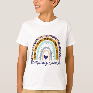 T-shirt Entraîneur Imprimé Arc-en-ciel Léopard Apprentissa