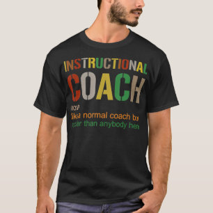 T-shirt Entraîneur instructeur chemise drôle professeur