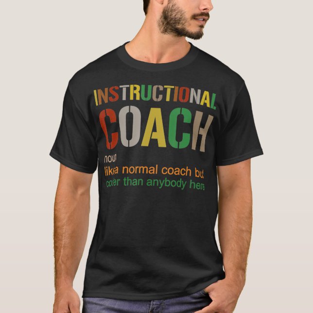T-shirt Entraîneur instructeur chemise drôle professeur (Devant)