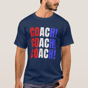 T-shirt Entraîneur Patriotique Coach Coach Kamala Tim Walz
