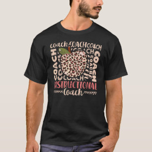 T-shirt Entraîneur pédagogique typographe drôle léopard dé