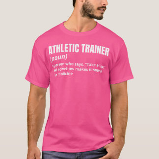 T-shirt Entraîneur sportif drôle Sportsraining Blanc ami