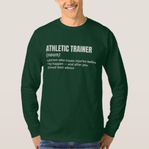 T-shirt Entraîneur sportif Drôle Travail Signifiant Tee