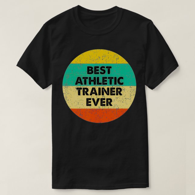 T-shirt Entraîneur sportif   Meilleur entraîneur sportif d (Design devant)