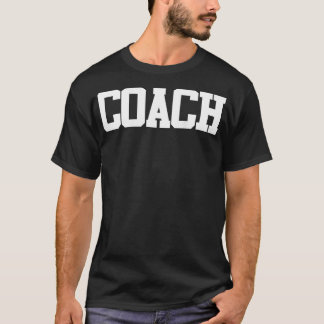 T-shirt Entraîneur Sur Le Dos SoftBall Fun Team Coaching C