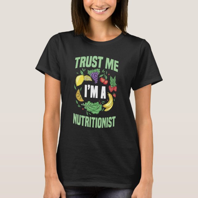 T-shirt Entraîneurs diététiciens nutritionnistes en santé  (Devant)