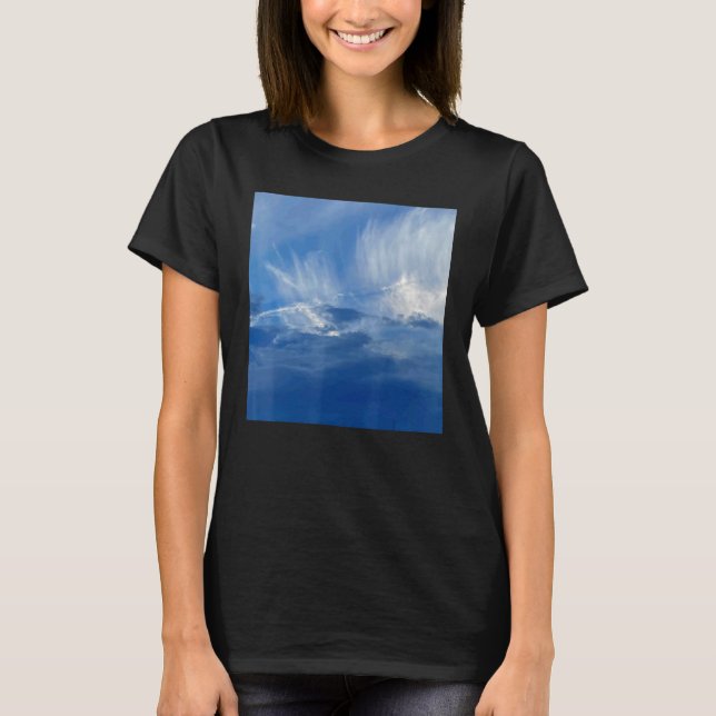 T-shirt Entre ciel et eau Bleu (Devant)