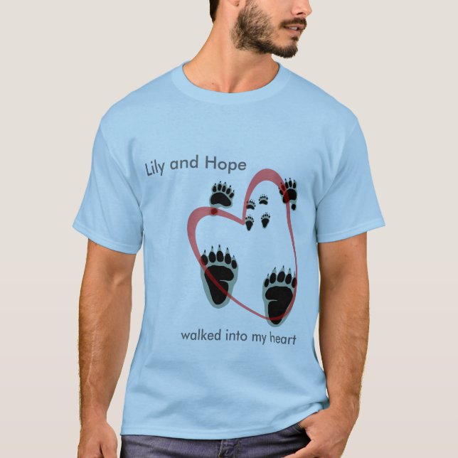 T-shirt Entré dans mon coeur (Devant)