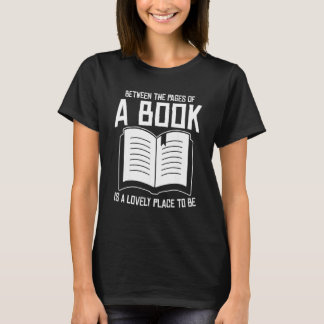 T-shirt Entre les pages d'un livre Endroit charmant Bouqui