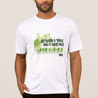 T-shirt Entre une promenade et un pas dur 2015