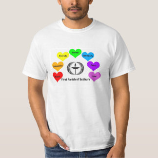 T-shirt Entrée 3 de concours - amour de principes d'UU