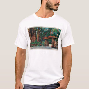 T-shirt Entrée à de grands arbres parc, le comté de San