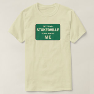 T-shirt Entrée à Stokedville Population Moi