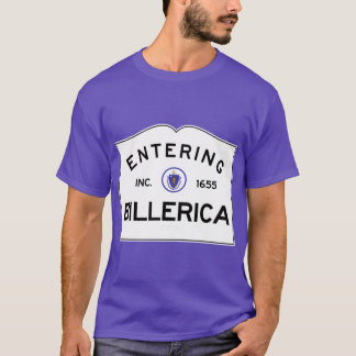 T-shirt Entrée Billerica Massachusetts Commonwealth de M