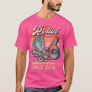 T-shirt Entrée dans les 6 Incroyable 2016 Roller Skating 6