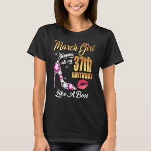 T-shirt Entrée Dans Mon 37E Anniversaire Comme Un Patron P