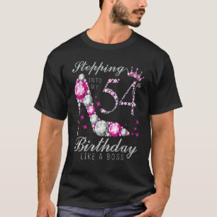 T-shirt Entrée Dans Mon 54E Anniversaire Comme Un Patron 5